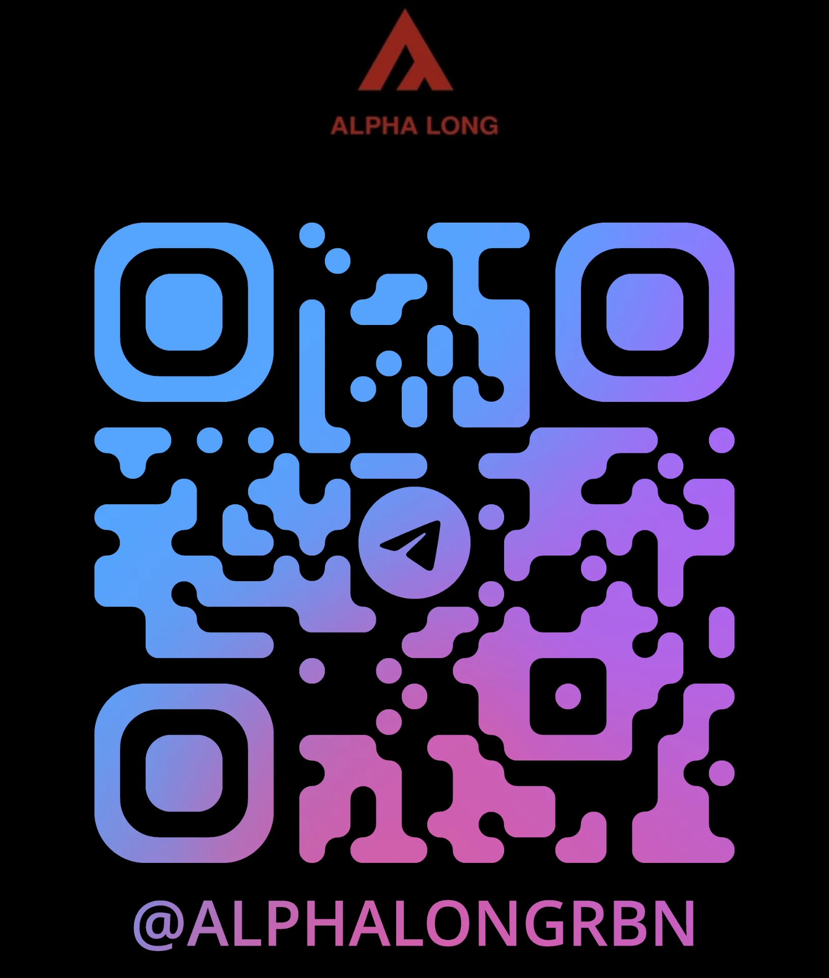 Scan to join the Alpha Long RBN Telegram channel